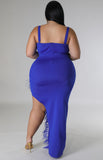 Luxury Essence Dress( Royal Blue)