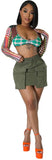 Adrielle Skirt (Army Green)