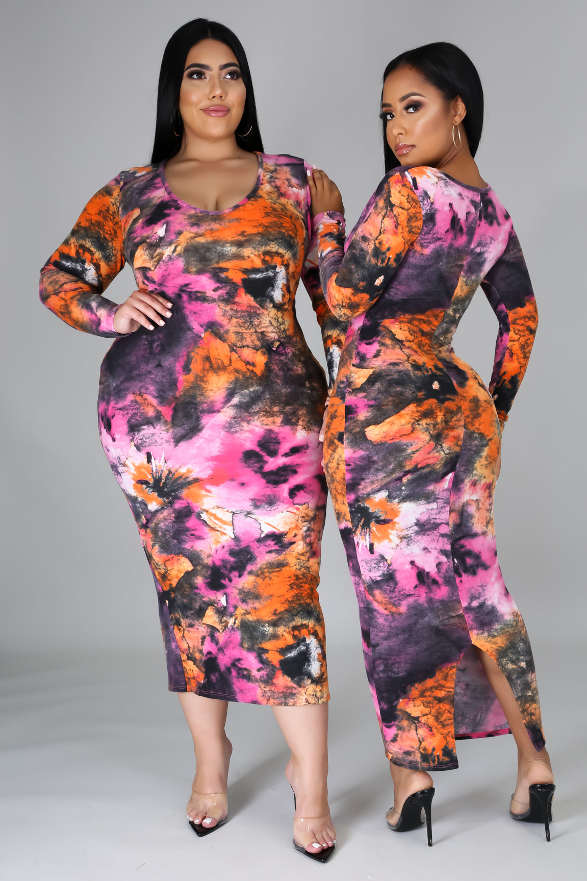 PAINT THE CITY MIDI DRESS - Feelin' Myself Boutique