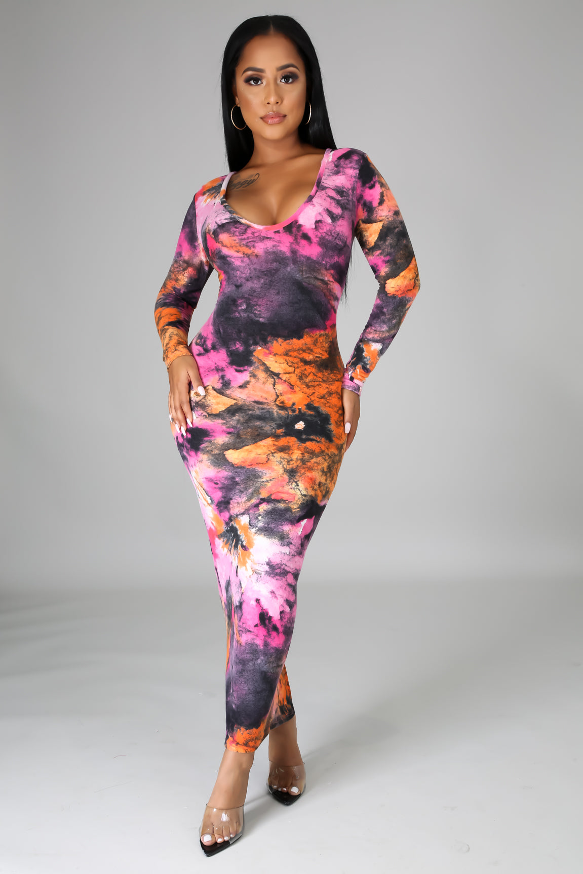 PAINT THE CITY MIDI DRESS - Feelin' Myself Boutique