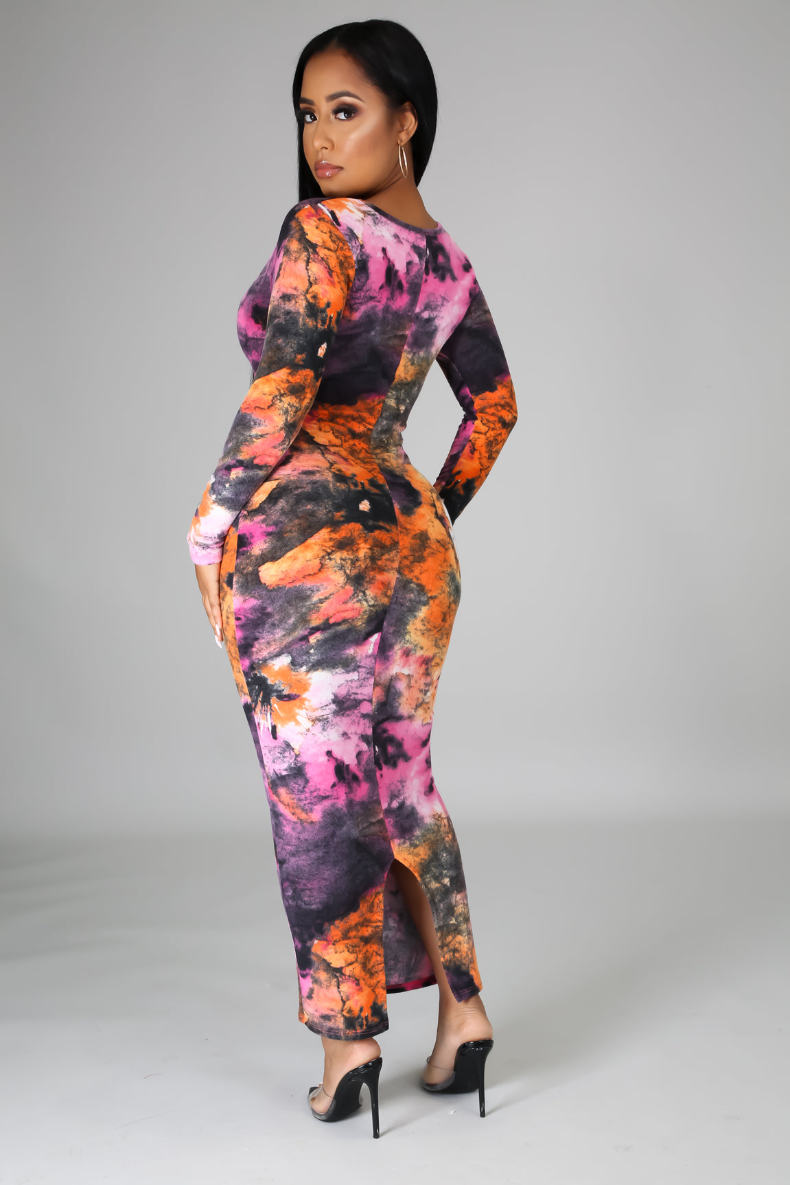 PAINT THE CITY MIDI DRESS - Feelin' Myself Boutique