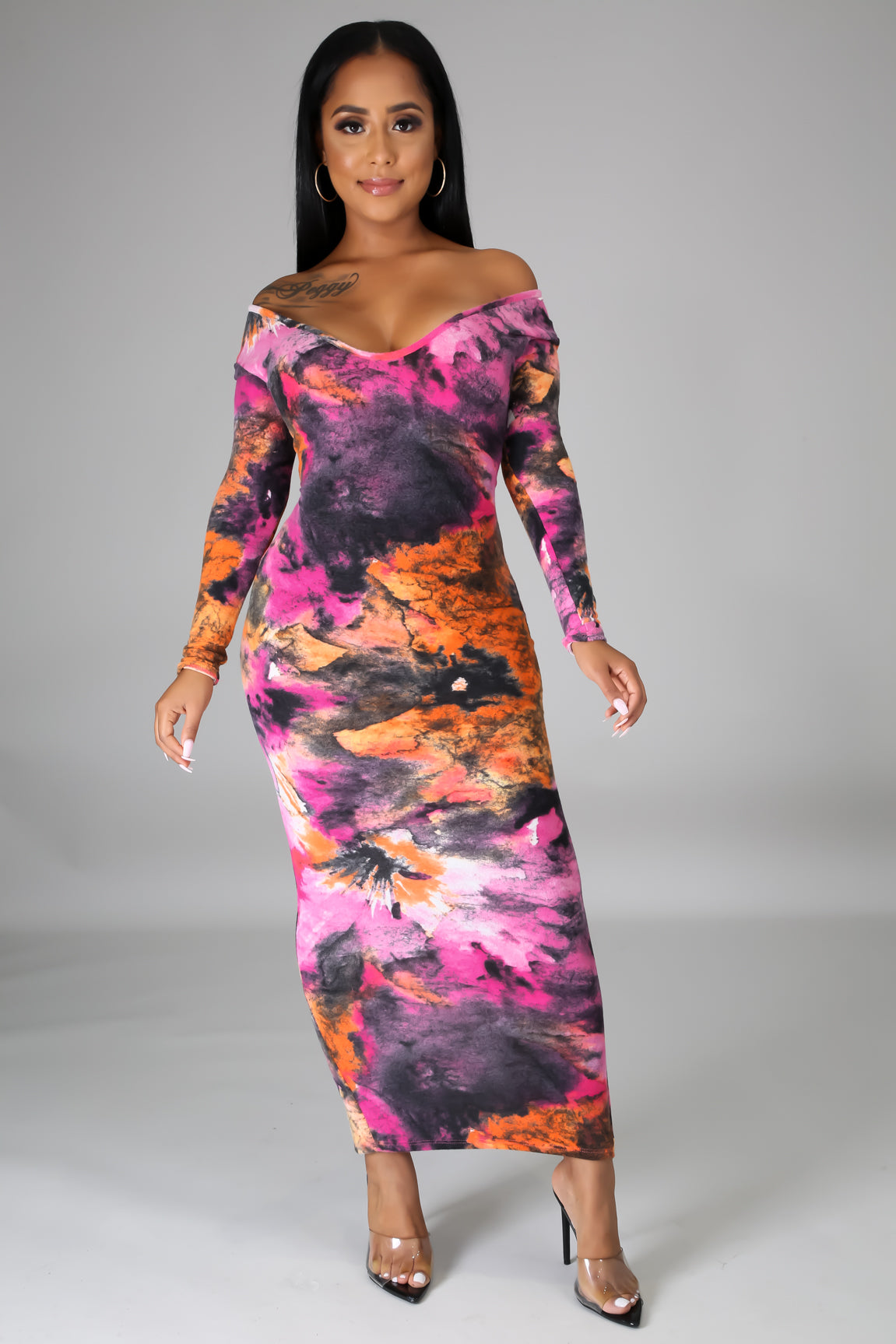 PAINT THE CITY MIDI DRESS - Feelin' Myself Boutique
