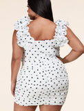 SWEET POLKA-DOT MINI DRESS - Feelin' Myself Boutique