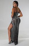Classy Moves Rhinestone Dress