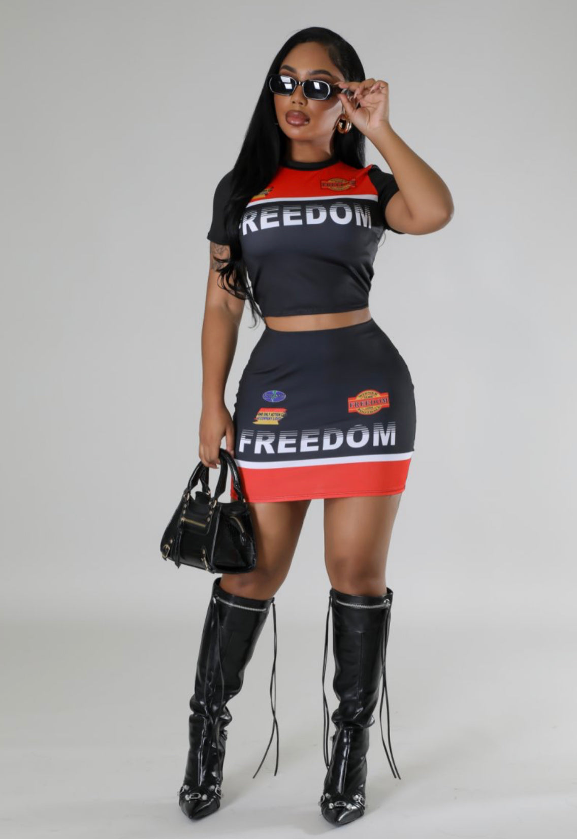 Freedom Babe Skirt Set