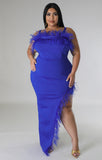 Luxury Essence Dress( Royal Blue)