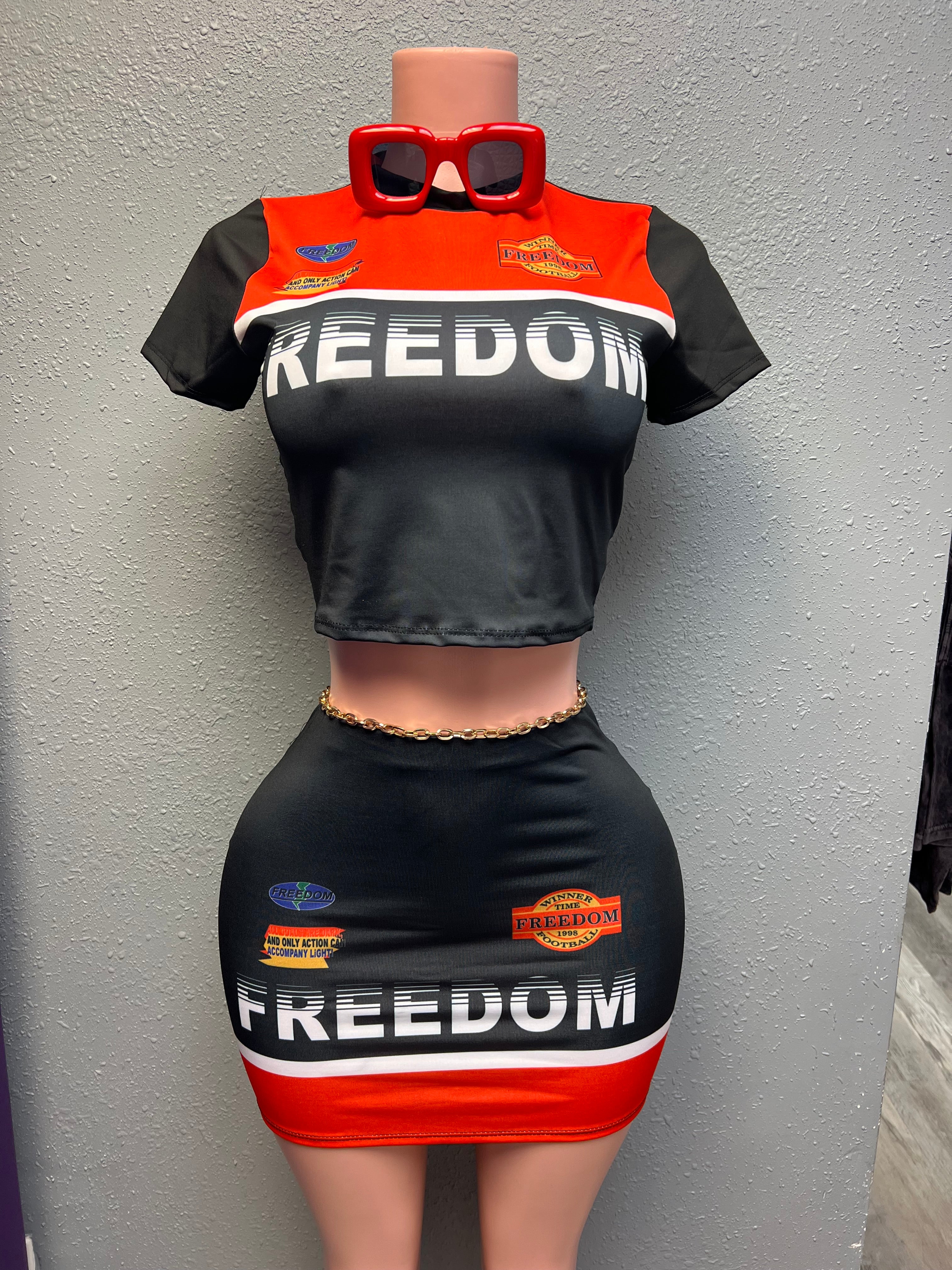 Freedom Babe Skirt Set