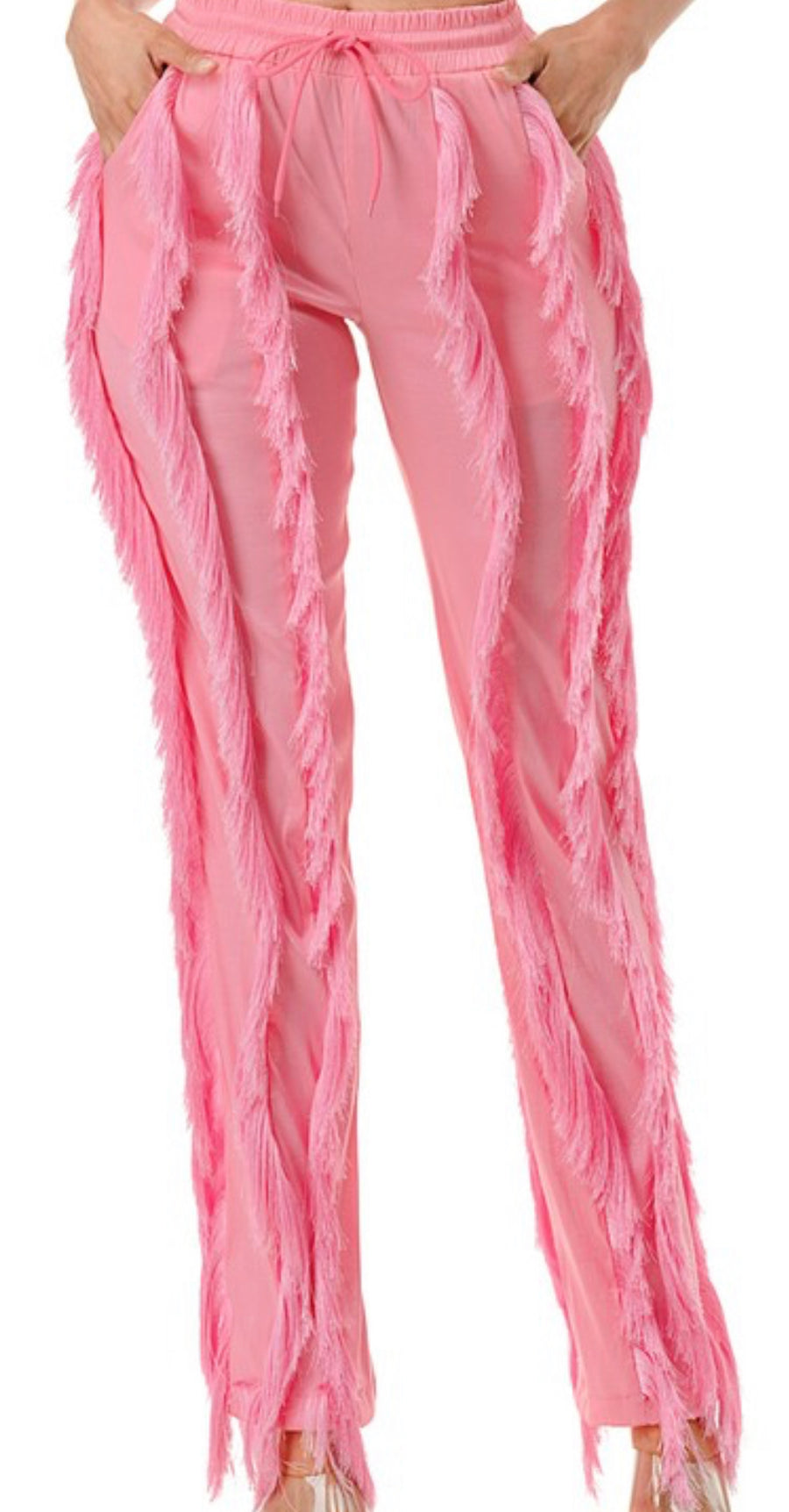 Pink Fringe Pants – Big Pretties