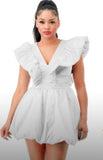 Baby Doll Dress (PLUS) White