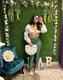 Shy Crop Top (White)