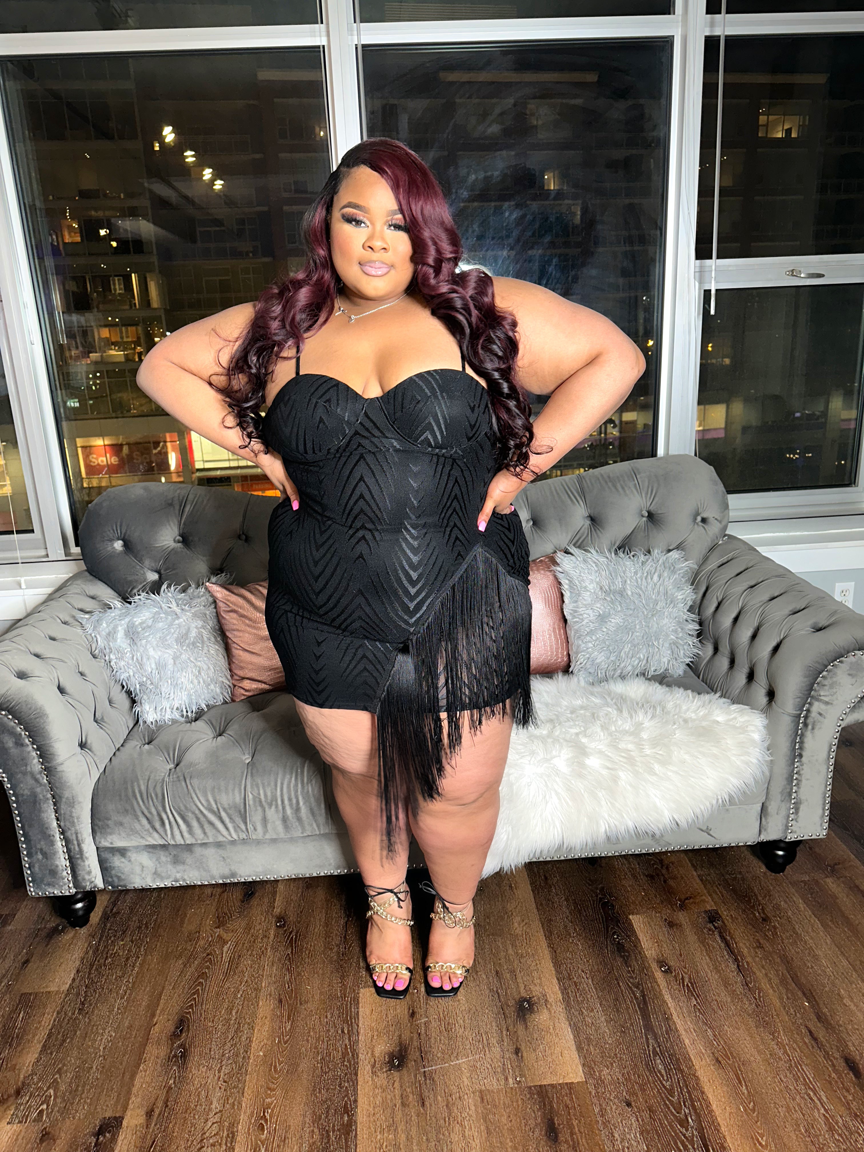Harlem nights hot sale dresses plus size