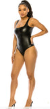 ONLY WAY FAUX LEATHER BODYSUIT - Feelin' Myself Boutique