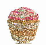 Luxury Rhinestone Cupcake Clutch